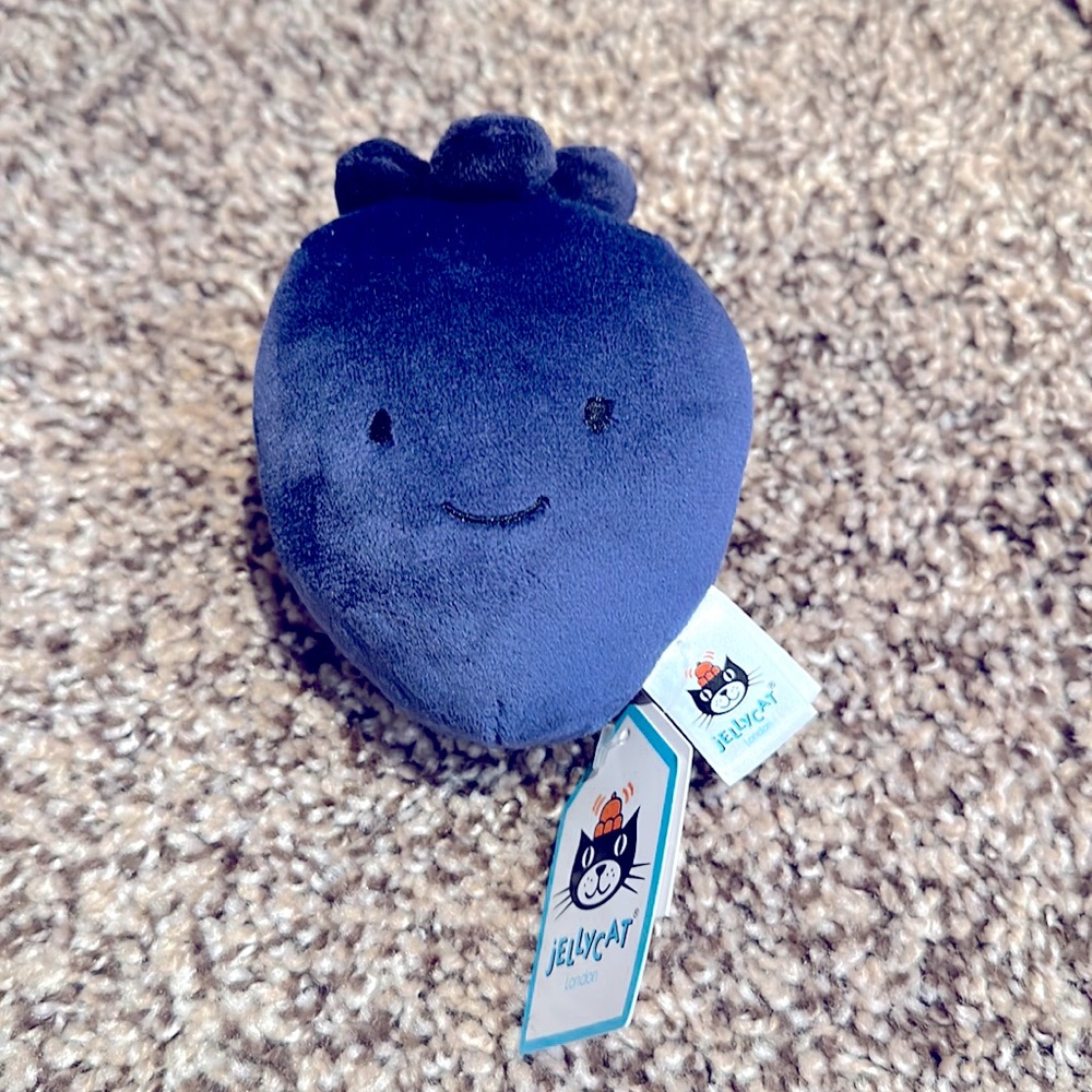 Jellycat Amuseable Fabulous Blueberry NWT